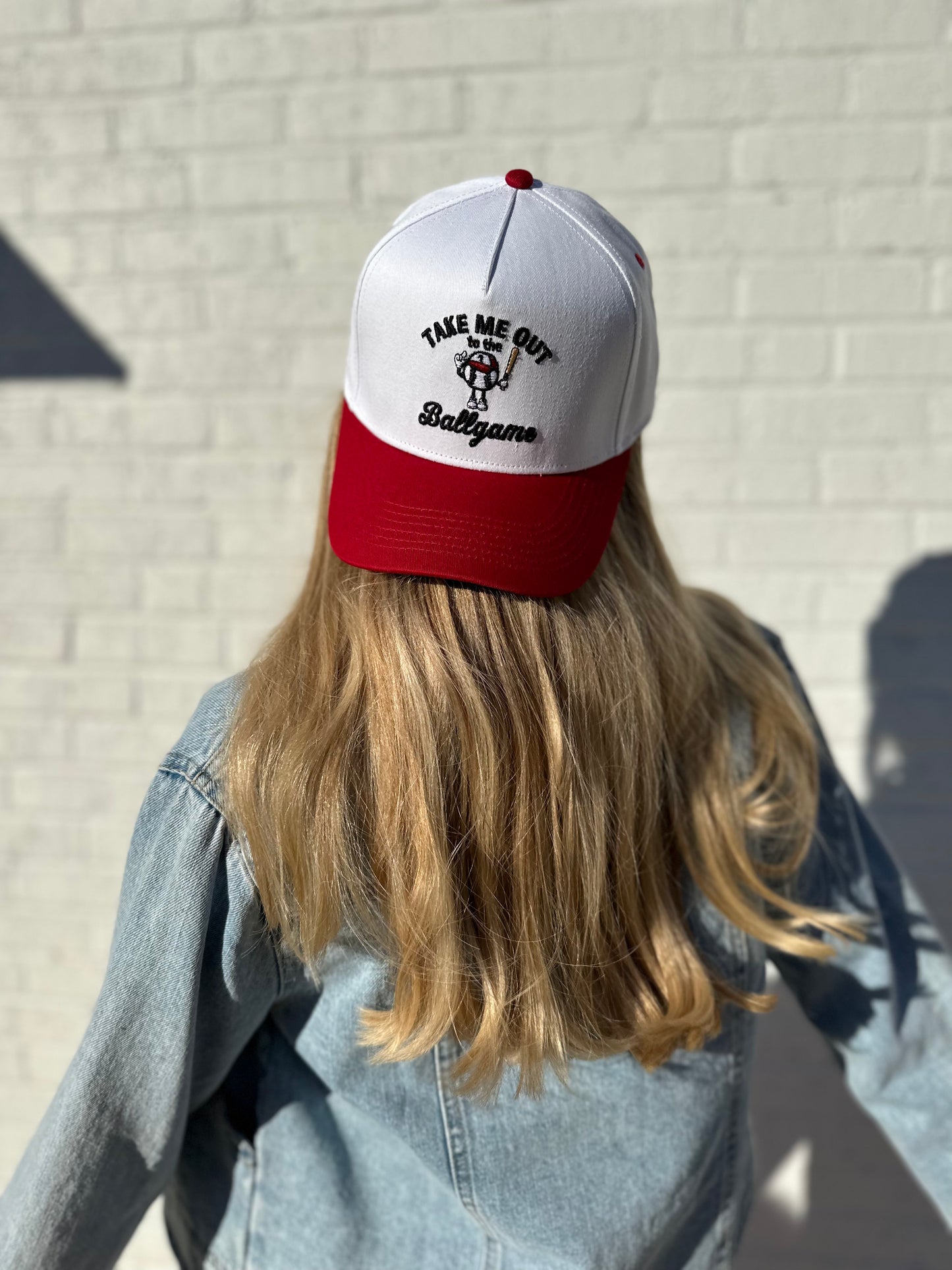 Take Me Out To The Ballgame Vintage Trucker Hat