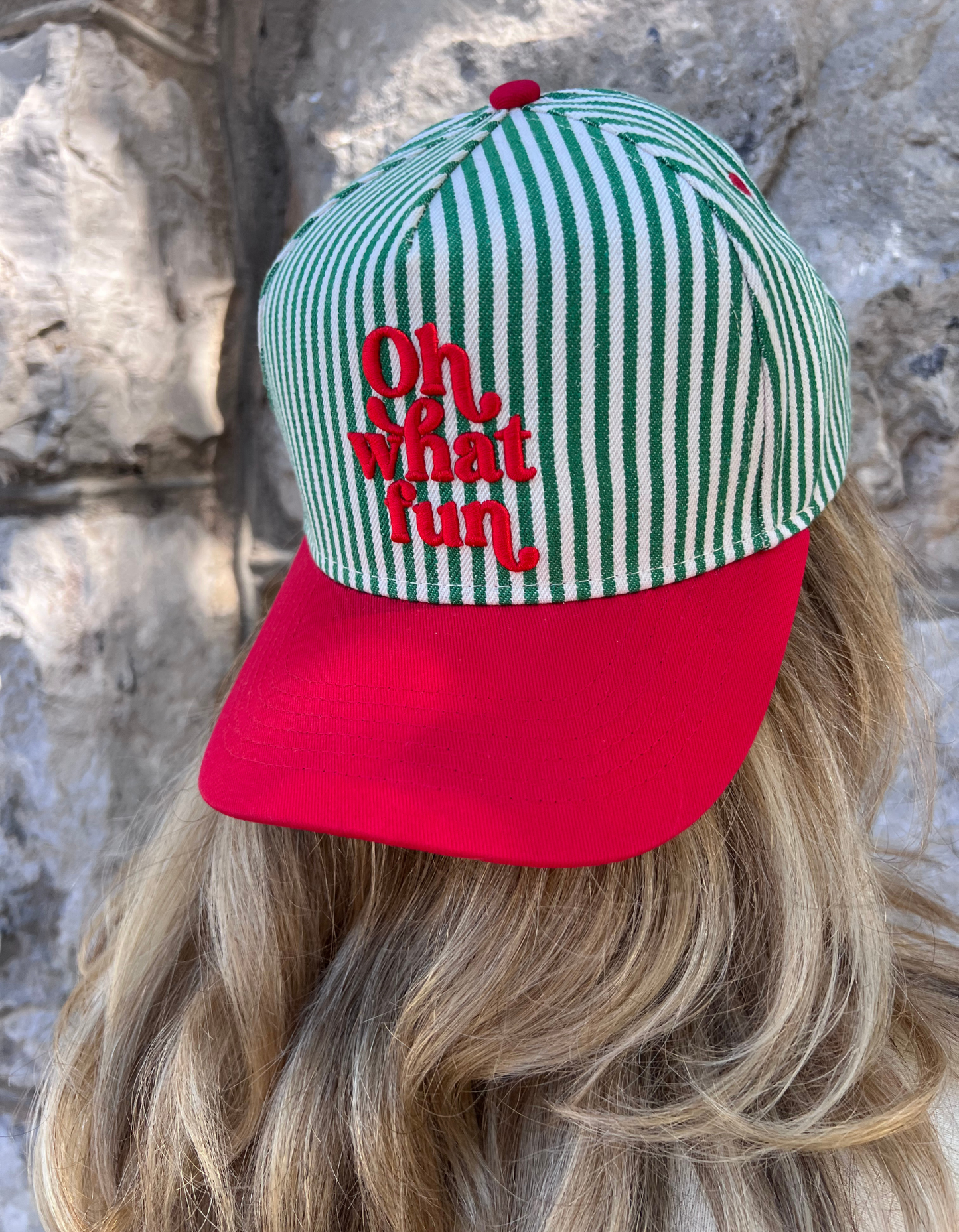 Oh What Fun Vintage Trucker Hat