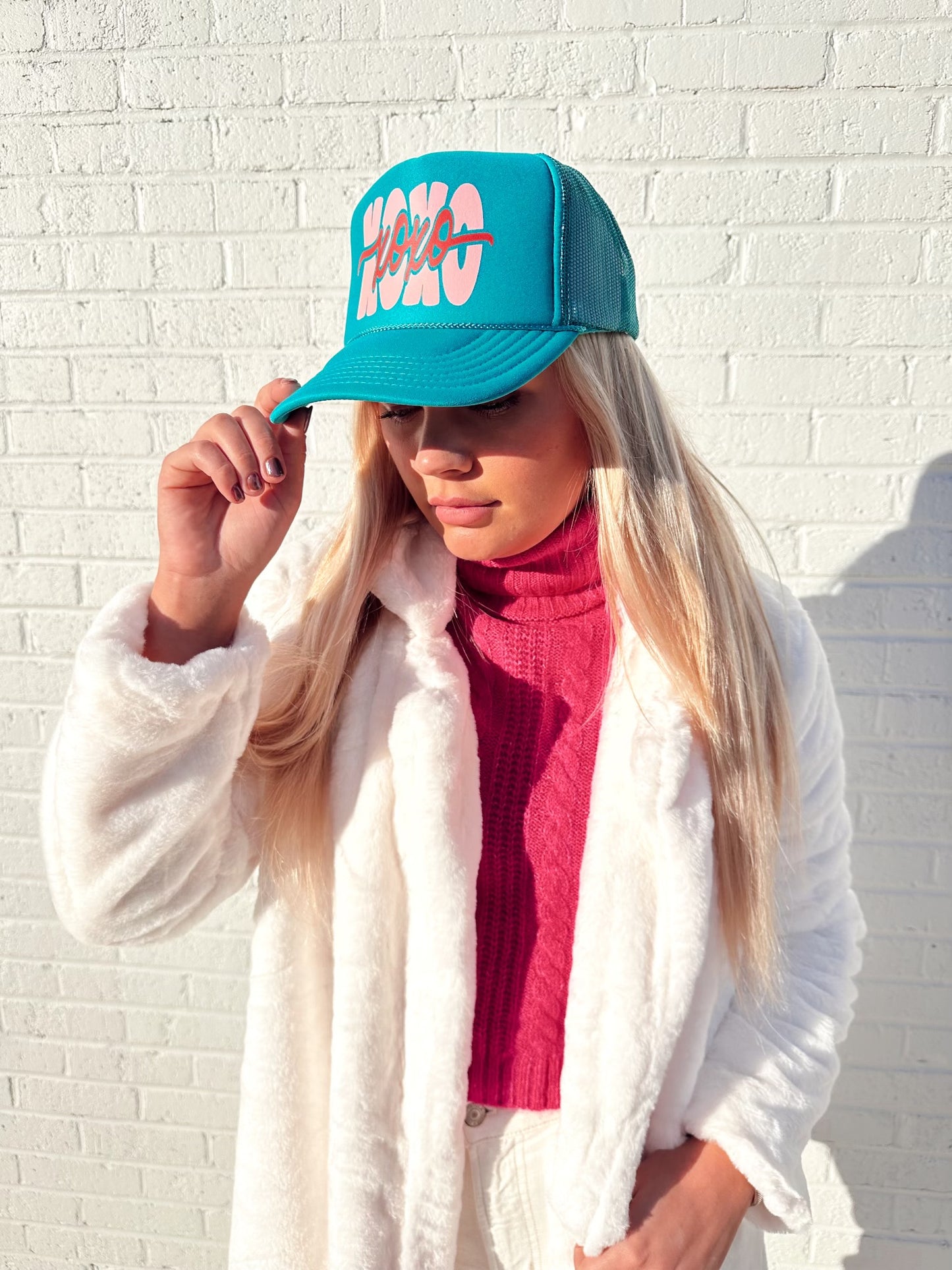 XOXO Trucker - Teal