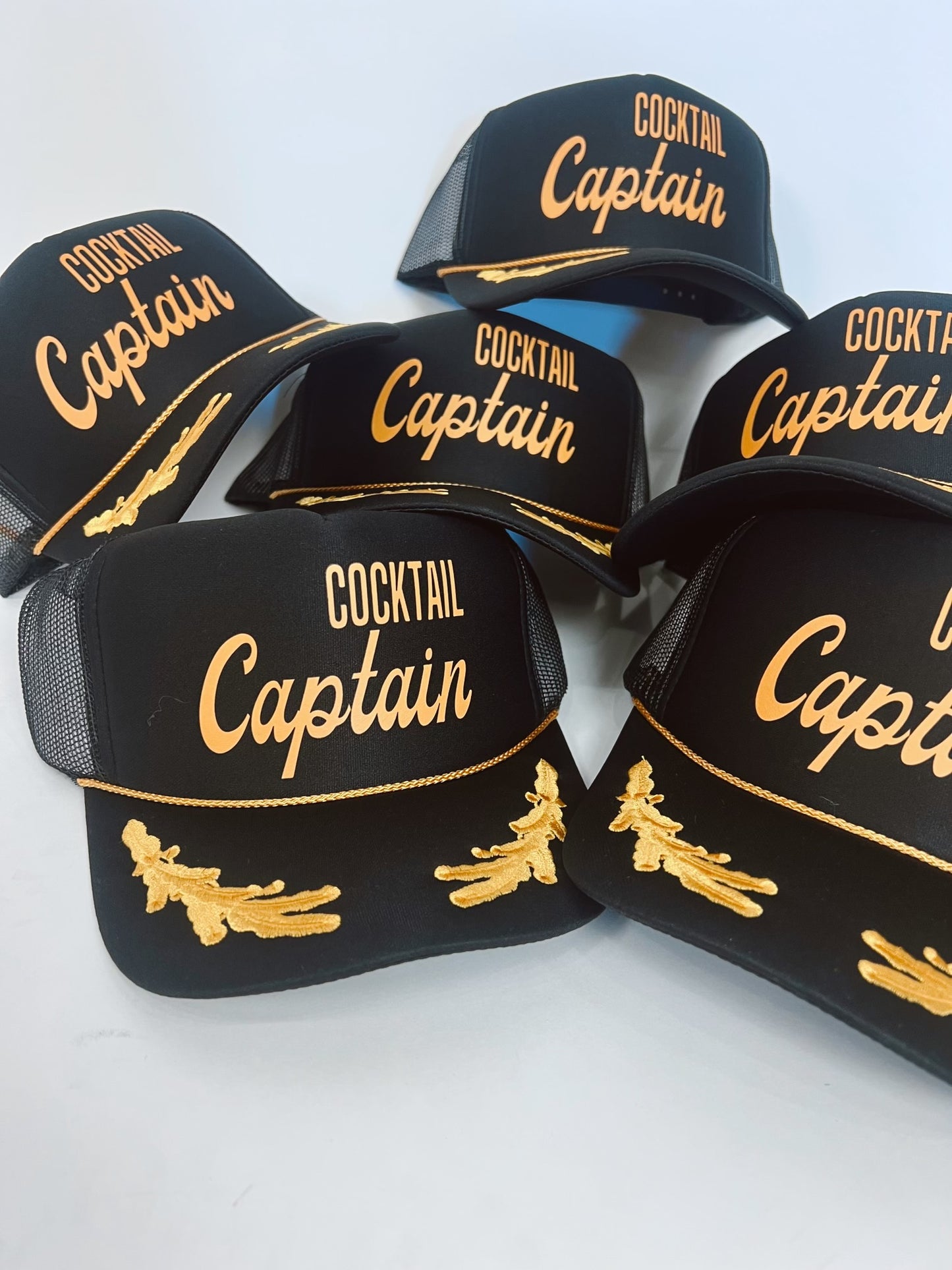 Cocktail Captain Trucker Hat