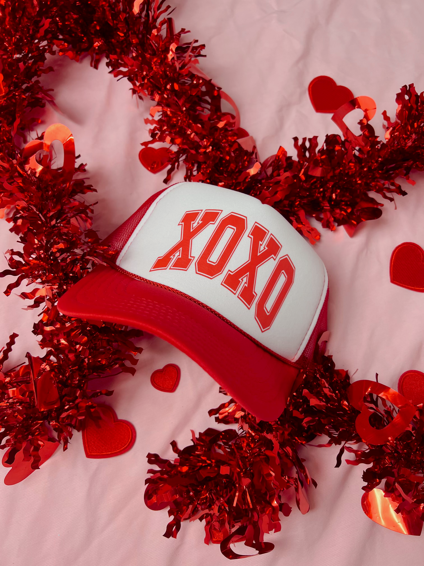 XOXO Trucker - Red/White