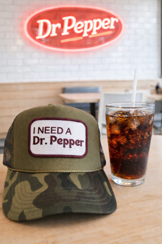 Dr. Pepper Foam Trucker Hat