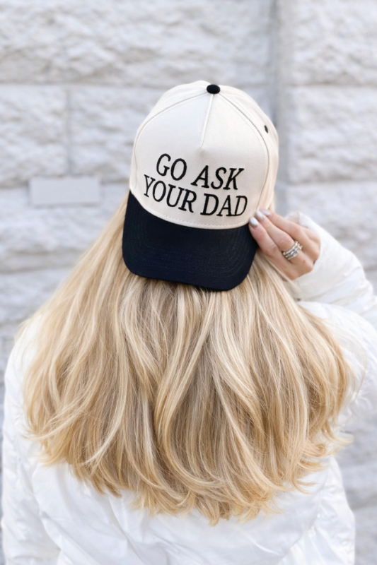 Go Ask Your Dad Vintage Trucker Hat