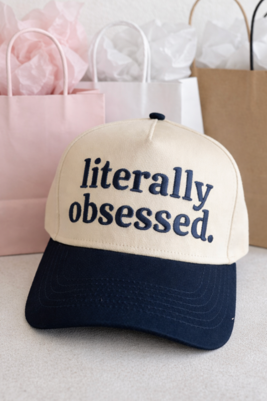 Literally Obsessed Vintage Trucker Hat