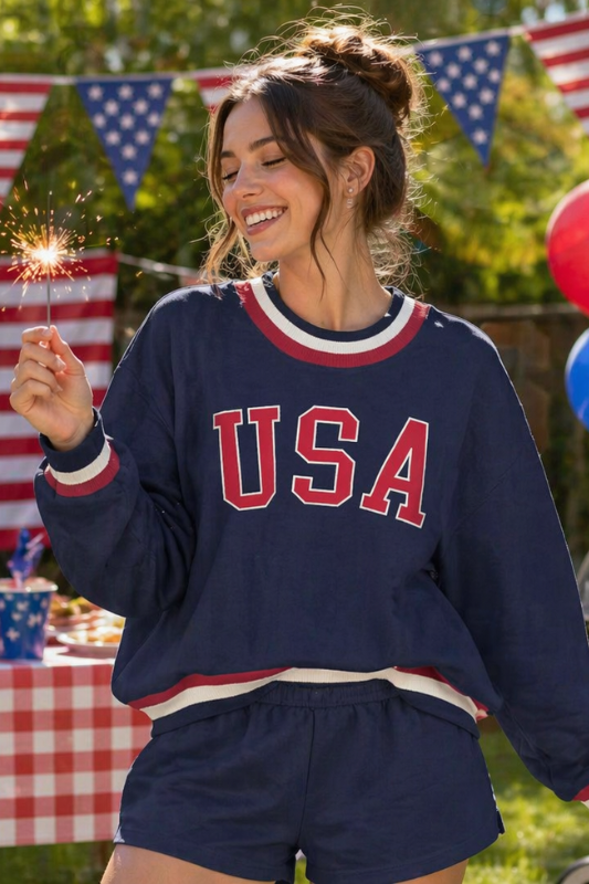 USA Embroidered Matching Set (Copy)