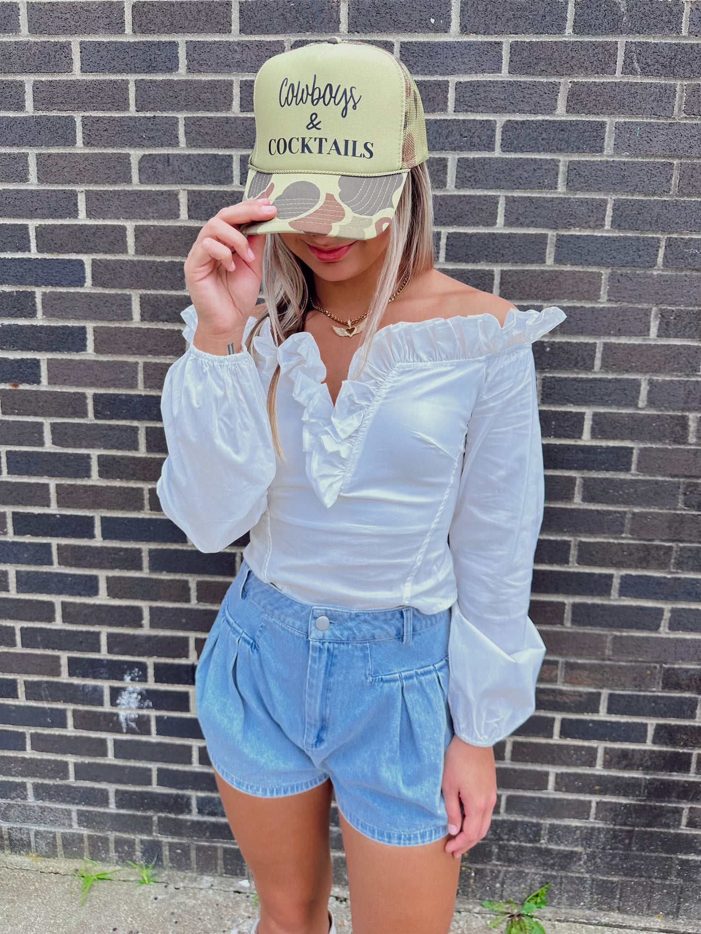 Cowboys + Cocktails Foam Trucker Hat