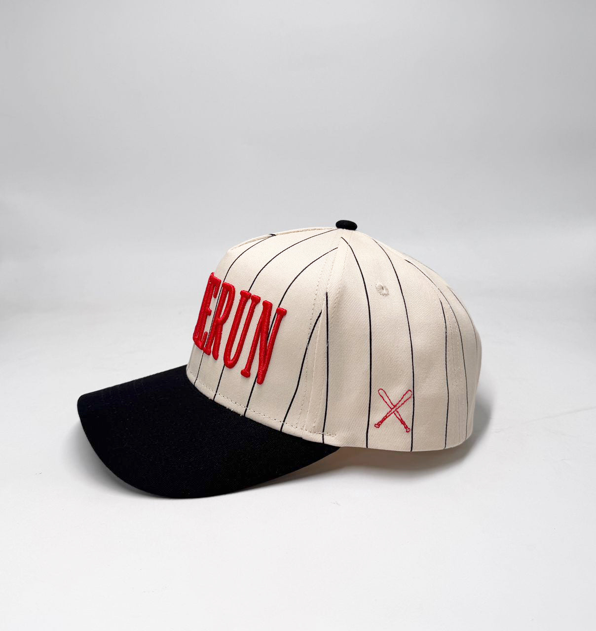 HOMERUN Vintage Trucker Hat-Striped/Red