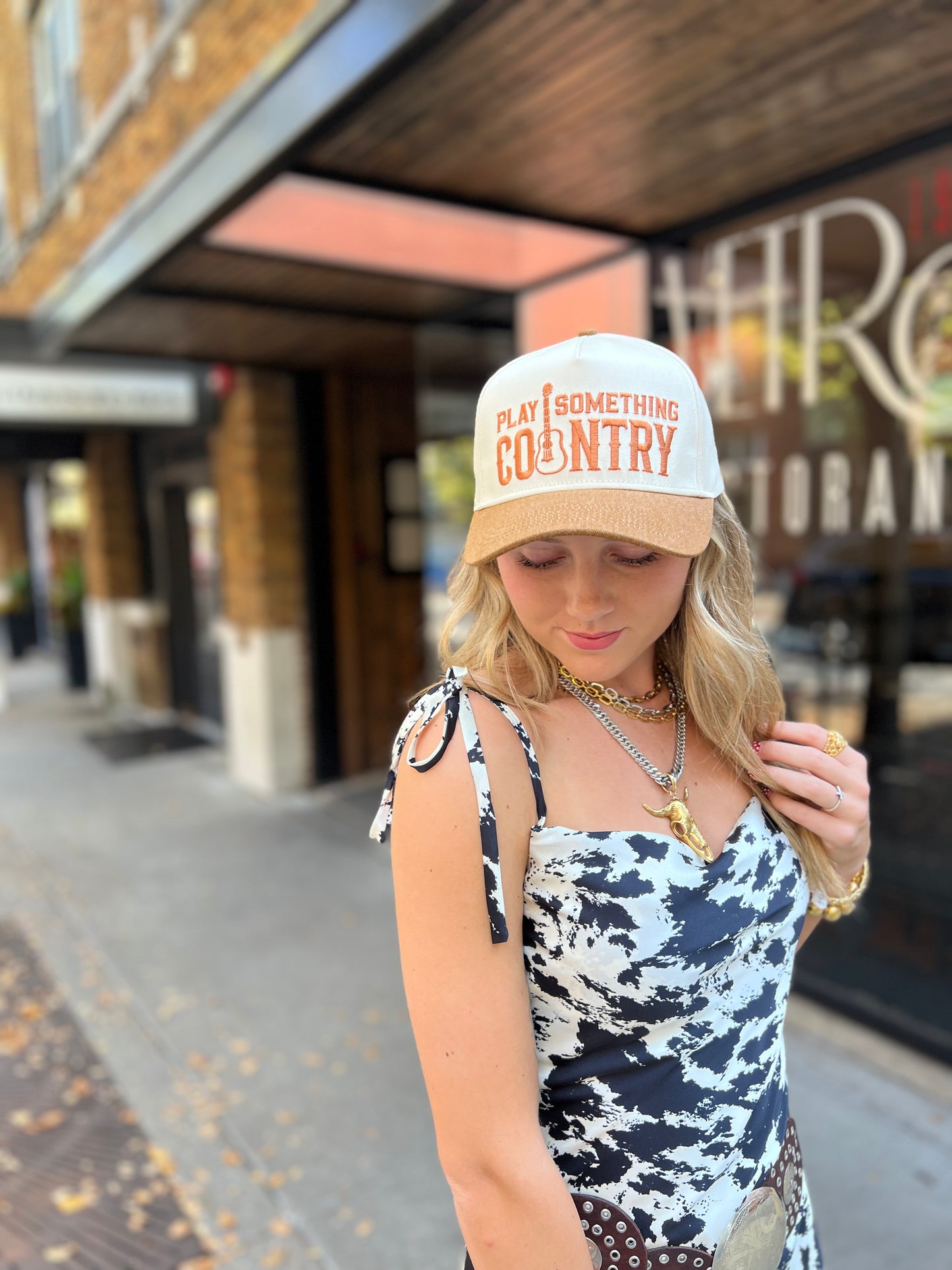 Play Something Country Vintage Trucker Hat