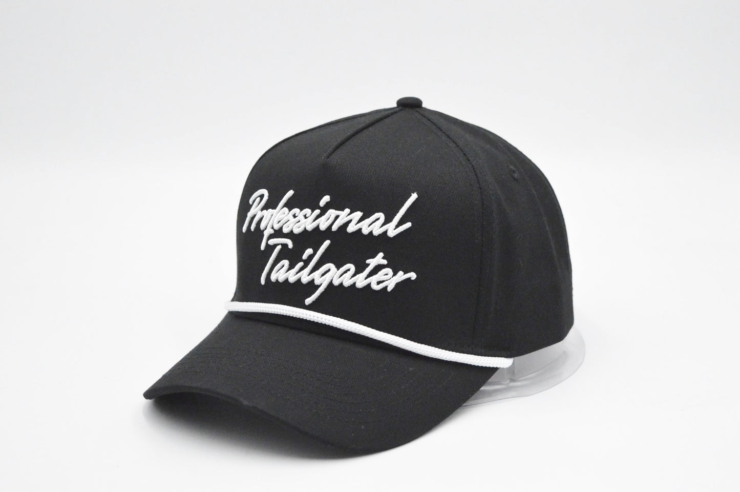 Professional Tailgater Vintage Trucker Hat-Black