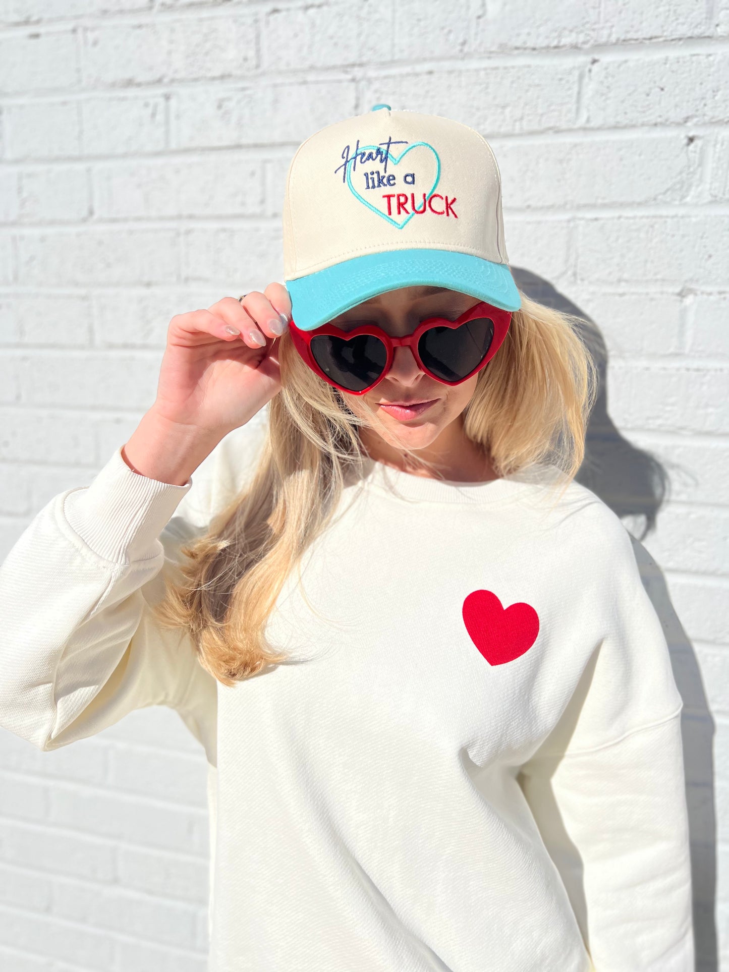 Heart Like A Truck Vintage Trucker Hat