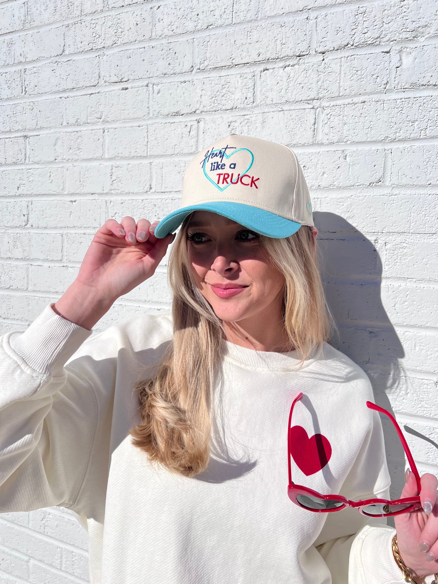 Heart Like A Truck Vintage Trucker Hat