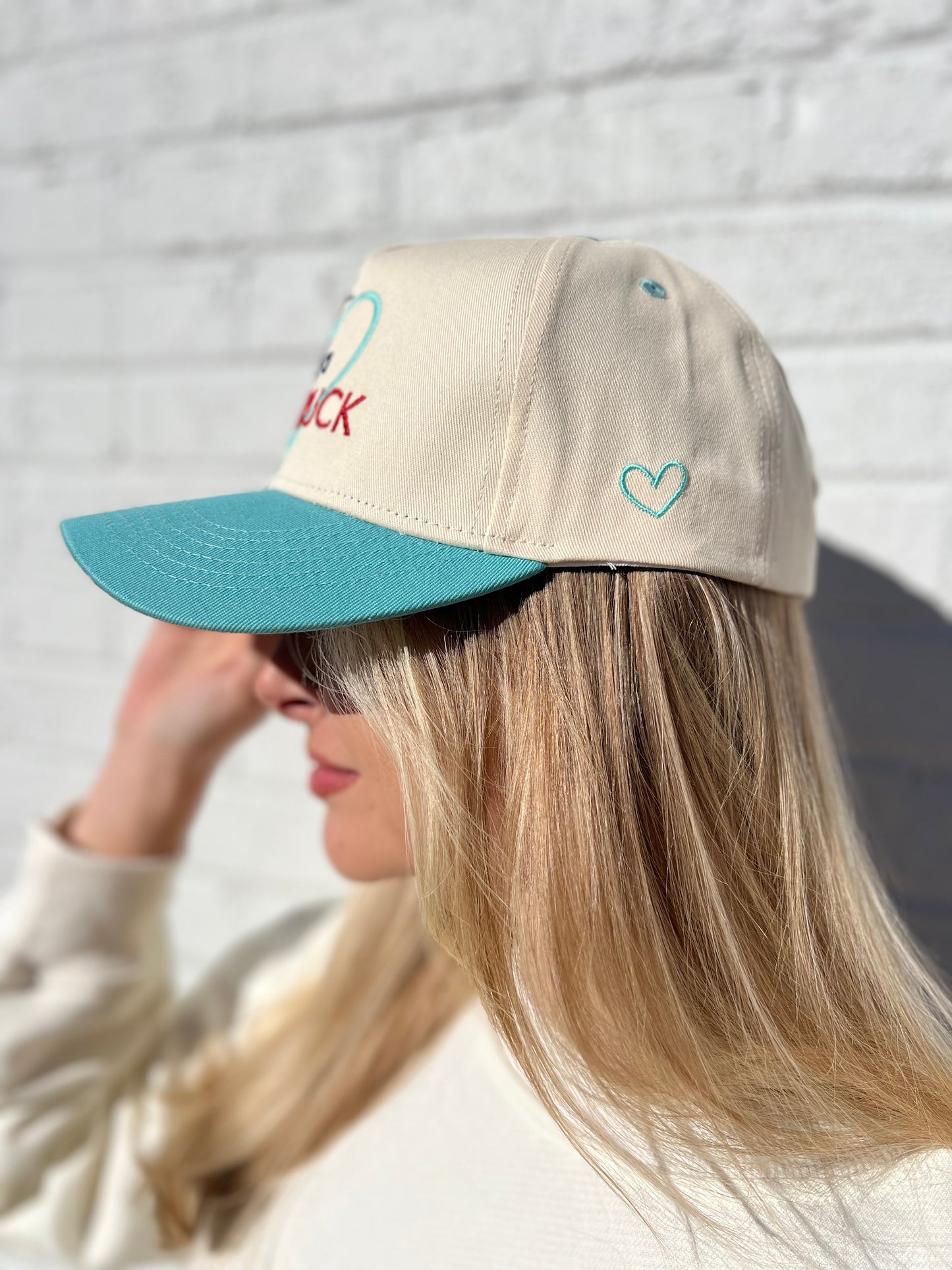Heart Like A Truck Vintage Trucker Hat