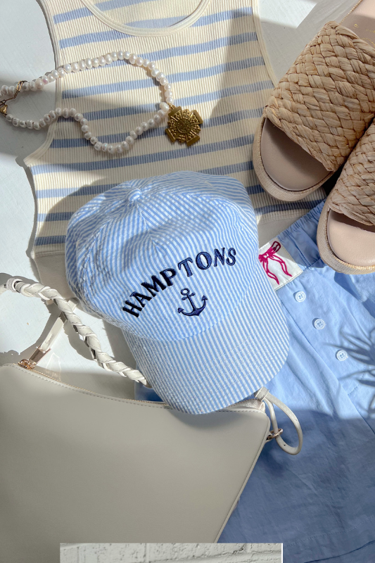 Hampton's Seersucker Hat