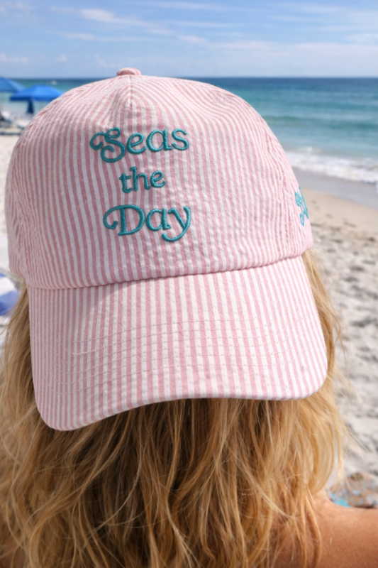 Seas The Day Seersucker Hat