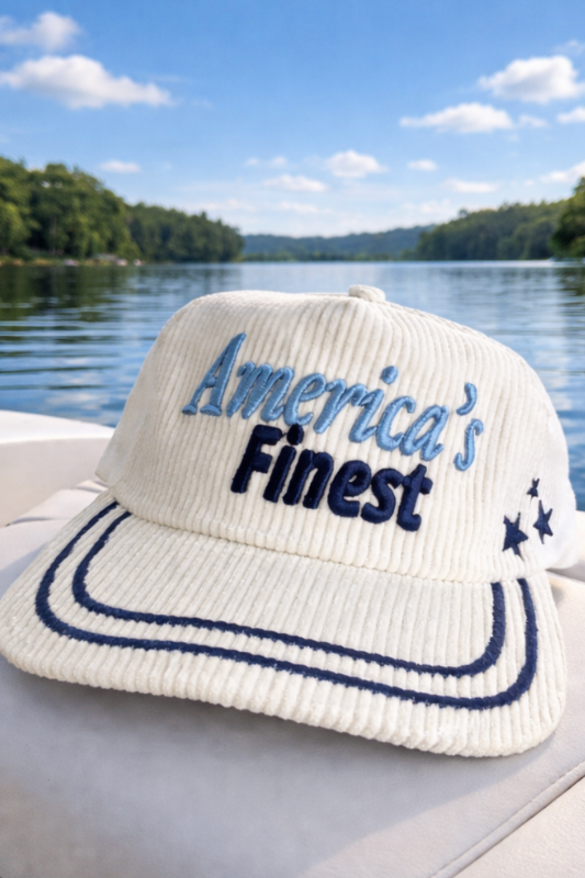 America's Finest Corduroy Trucker Hat