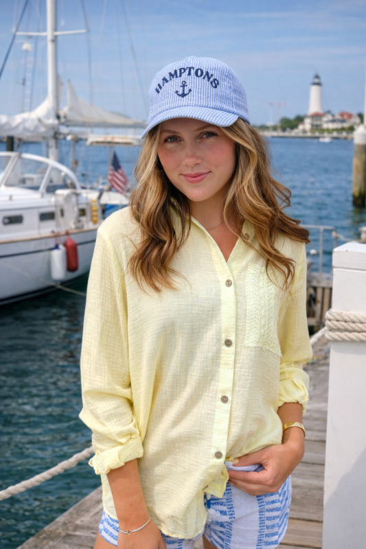 Hampton's Seersucker Hat