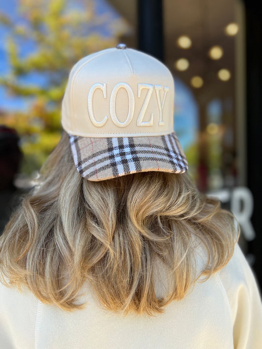 COZY Flannel Vintage Trucker Hat