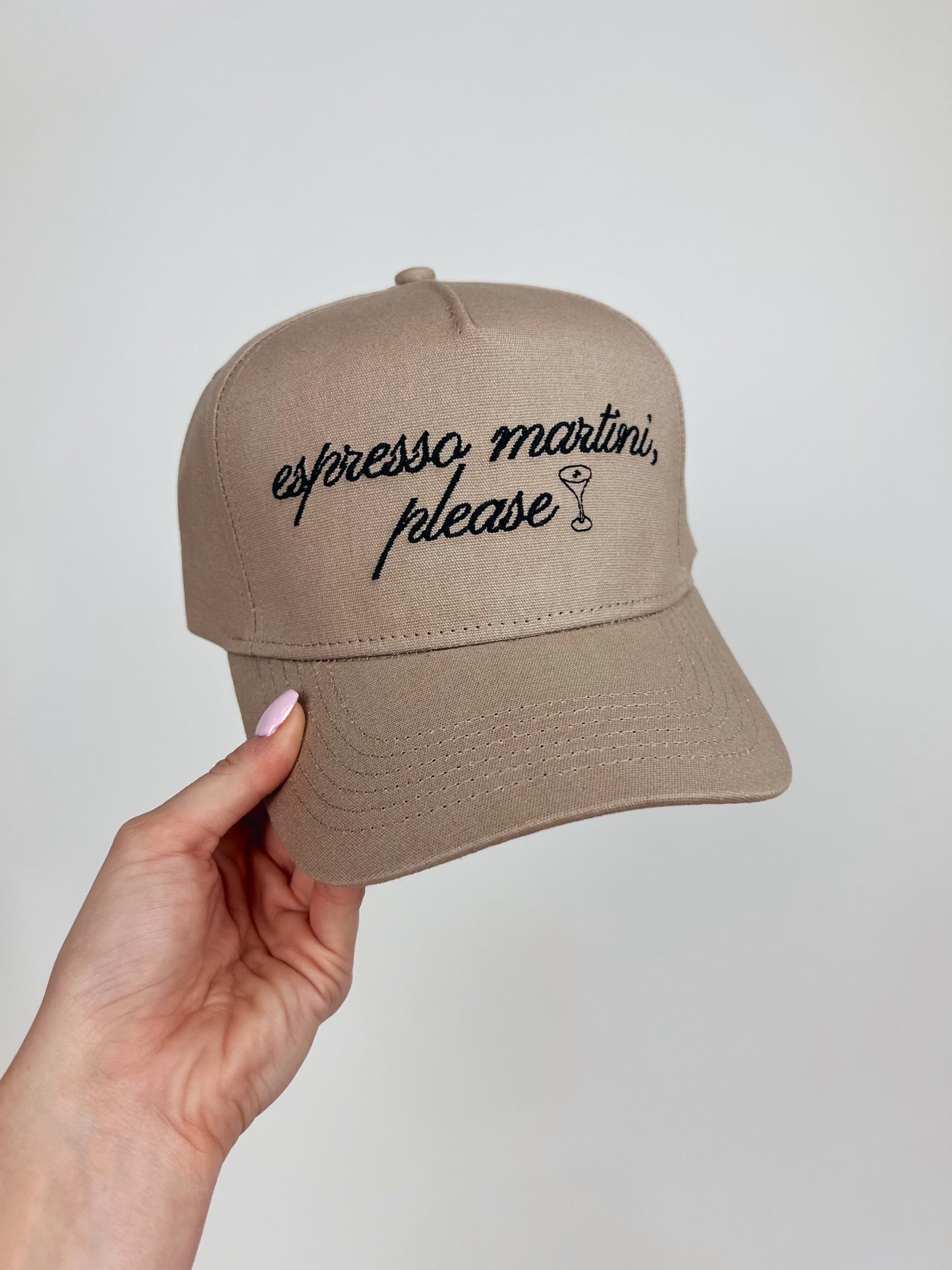 Espresso Martini Please Embroidered Hat