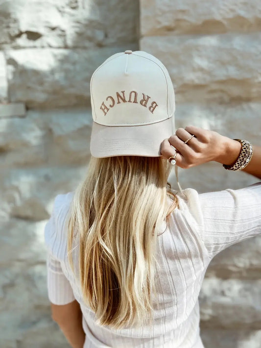 Brunch Backwards Embroidered Cap