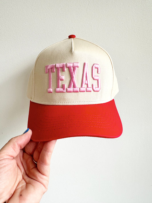 PRE-ORDER: TEXAS Shade Of Pink Vintage Trucker Hat