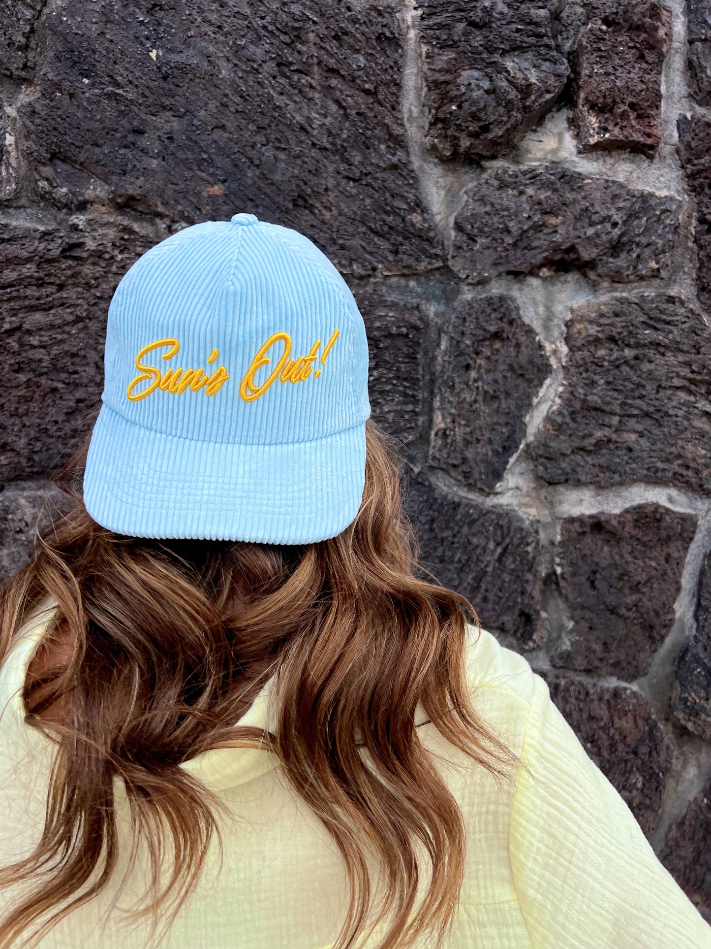 Sun's Out Buns Out Corduroy Trucker Hat