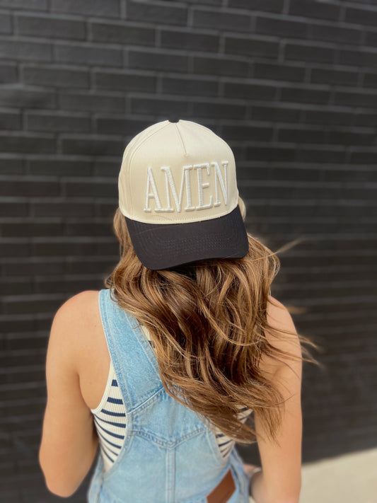 AMEN Monochromatic Vintage Trucker Hat