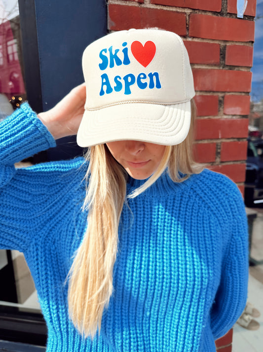 Ski Aspen Trucker Hat