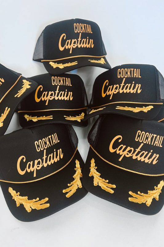 Cocktail Captain Trucker Hat