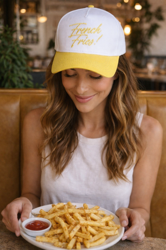 French Fries Vintage Trucker Hat