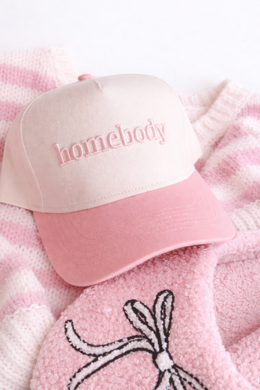 Homebody Pink Vintage Trucker Hat