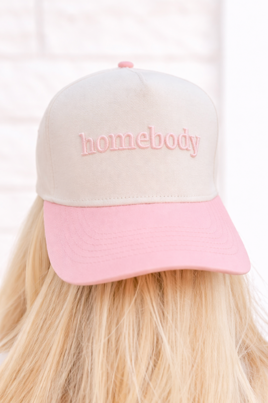 Homebody Pink Vintage Trucker Hat