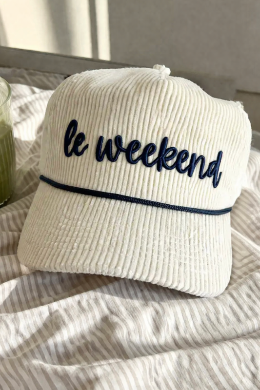 Le Weekend Corduroy Trucker Hat