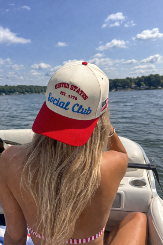 United States Social Club Vintage Trucker Hat
