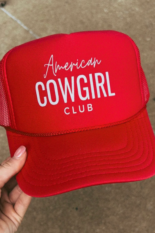 American Cowgirl Club Trucker Hat