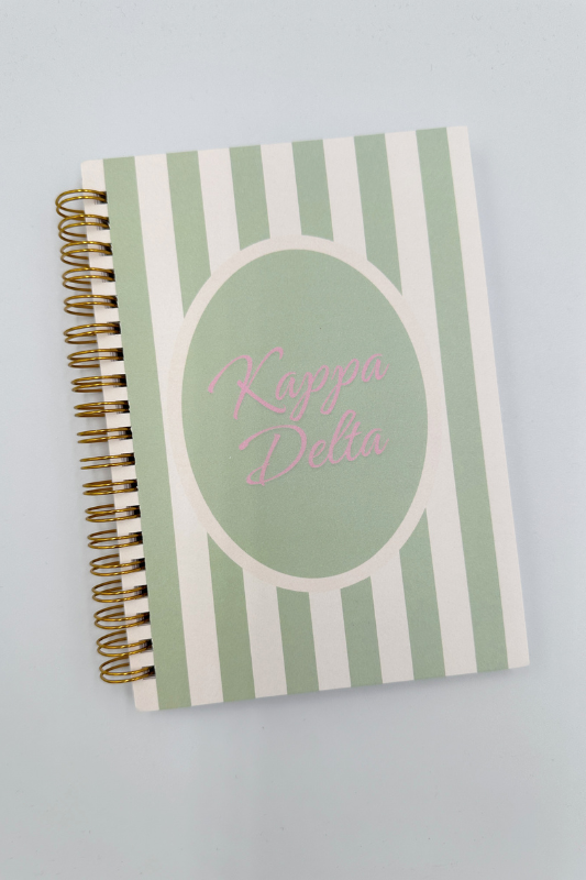 Sorority Striped Notebook