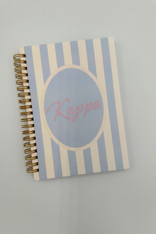 Sorority Striped Notebook