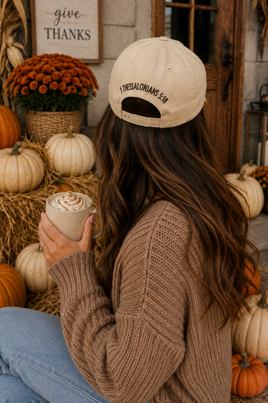 In All Things Give Thanks Trucker Hat