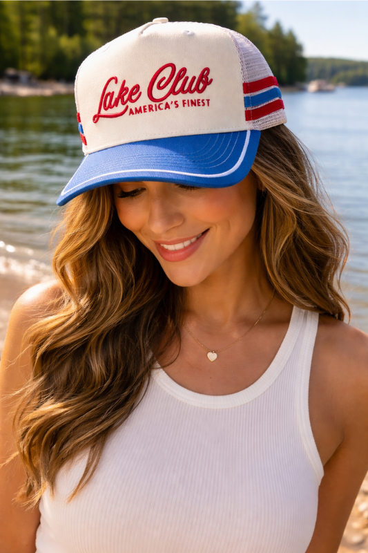 Lake Club America's Finest Vintage Trucker Hat