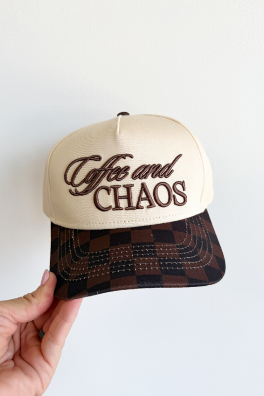 Coffee and Chaos Trucker Hat