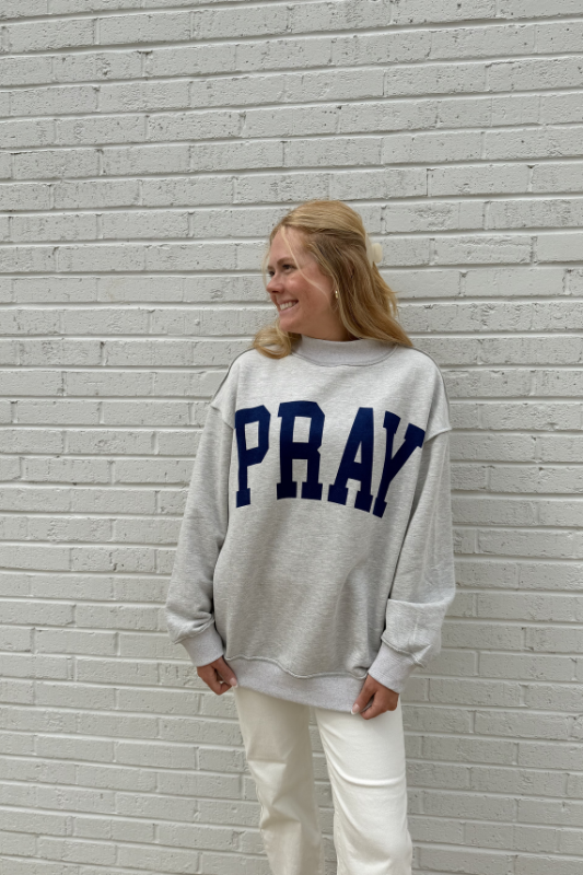 PRAY/AMEN Reversible Mockneck