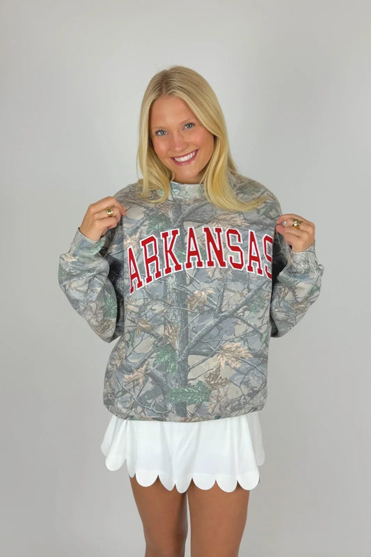 State Pride Embroidered Camo Mockneck (Copy)