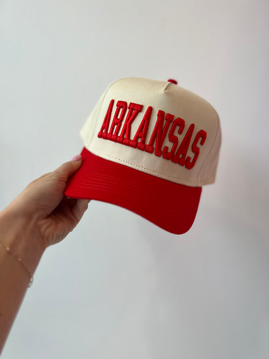 ARKANSAS 3D Embroidered Hat