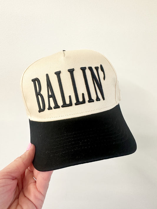 BALLIN' Vintage Trucker Hat