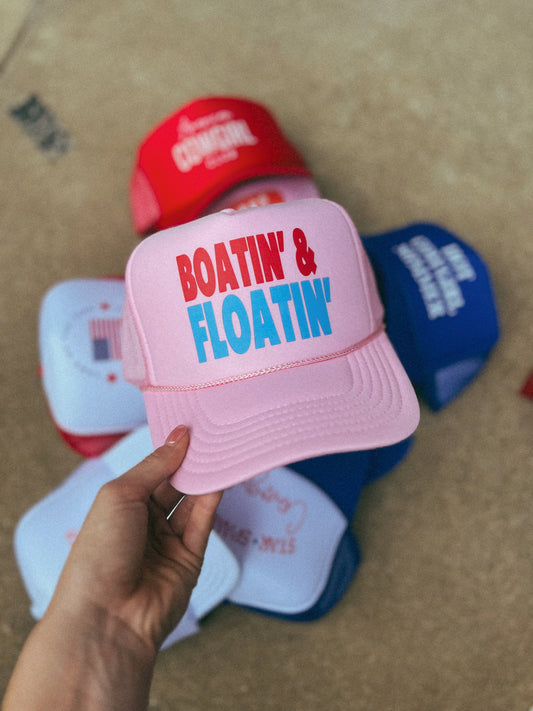 Boatin' & Floatin' Trucker Hat