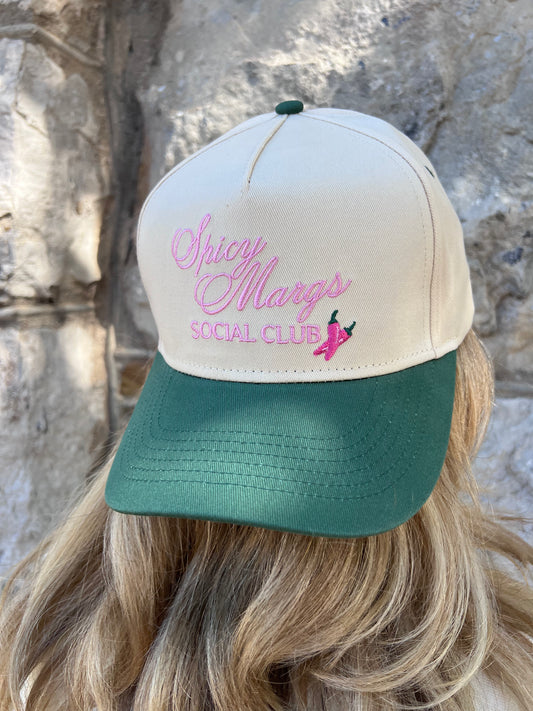 Spicy Margs Social Club Vintage Trucker Hat