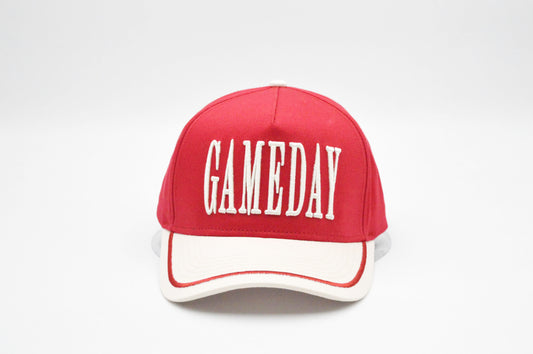 GAMEDAY Vintage Trucker Hat-Red
