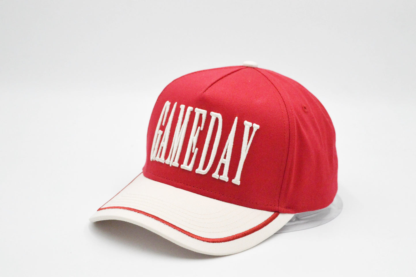 GAMEDAY Vintage Trucker Hat-Red