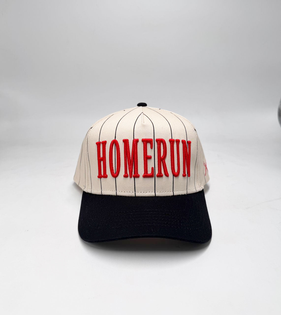 HOMERUN Vintage Trucker Hat-Striped/Red