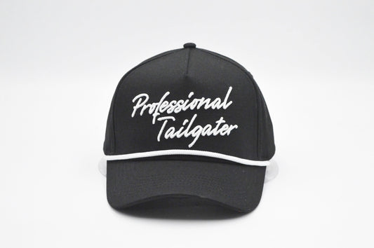 Professional Tailgater Vintage Trucker Hat-Black