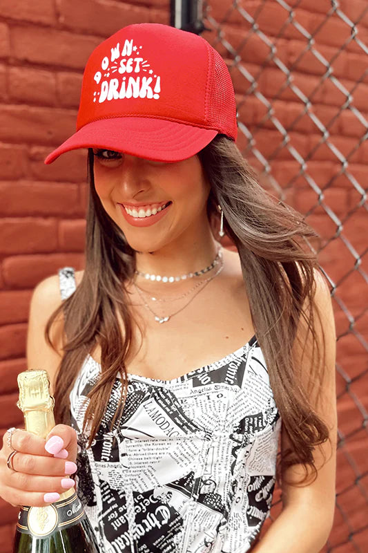 Down, Set, Drink Trucker Hat